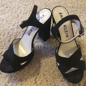 Black Anne Klein Sandals